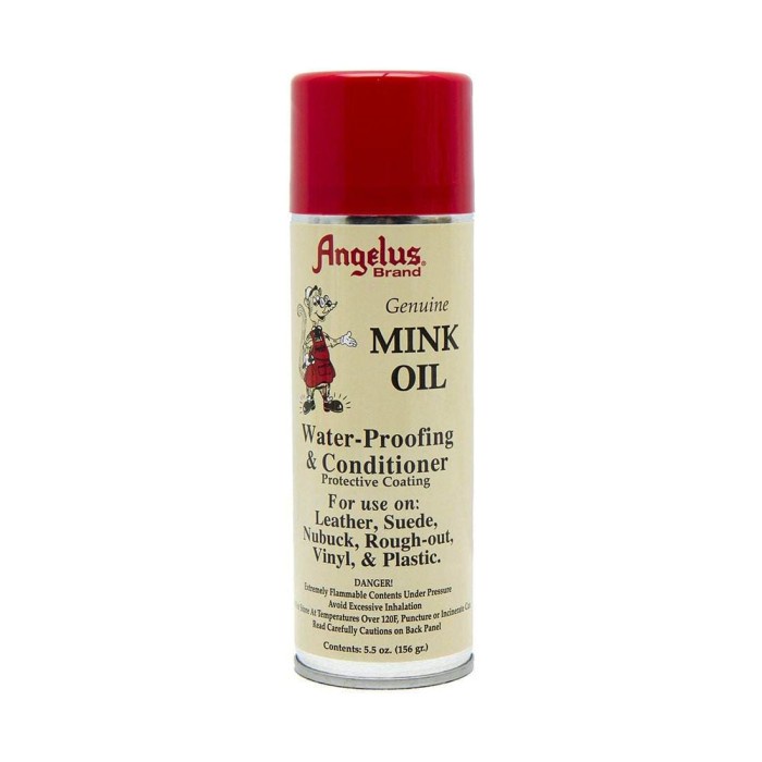 Best Seller Angelus Genuine Mink Oil Spray 5.5 Oz Shoe Conditioner