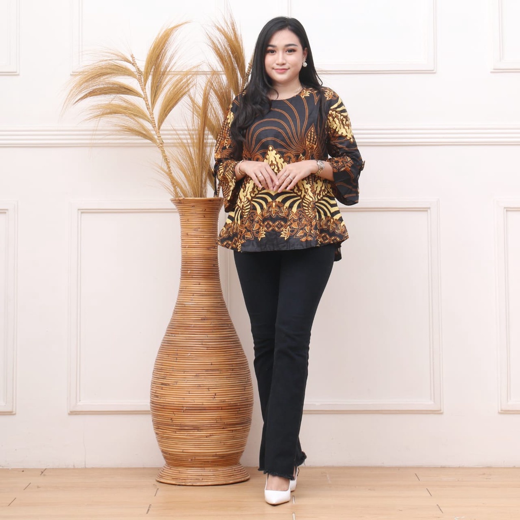 Blouse batik terbaru murah batik kekinian