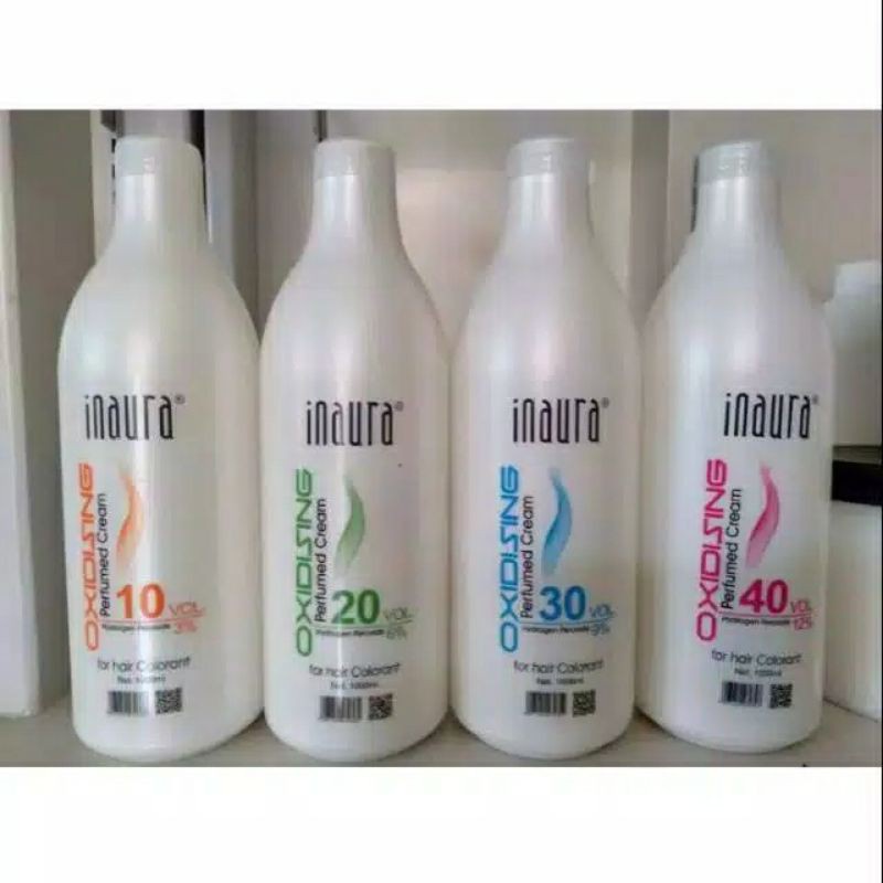 INAURA OXIDISING PERFUMED CREAM 1000ML OXYDANT | PEROXIDE | CAMPURAN CAT RAMBUT