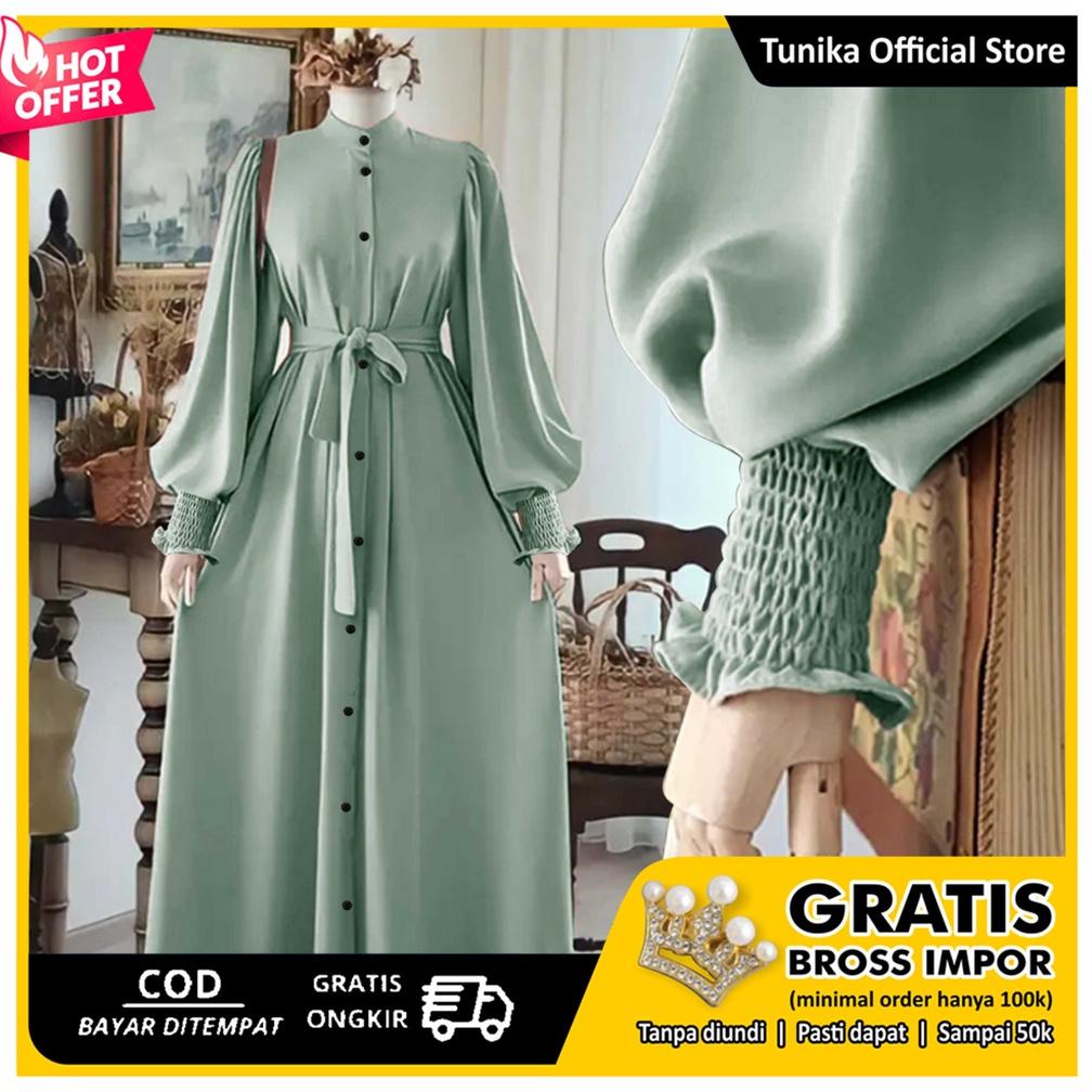 Terbaru Rika Maxy - Mangocrepe - Baju Gamis Jumbo Wanita - Dress Muslim - Gamis Dewasa - Tunika Mura