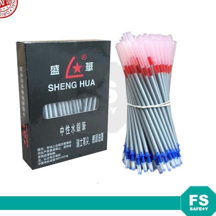

Meroket Pulpen Sheng Hua Silver Pen Penanda Pola Tinta Perak Tulis Kain Kulit