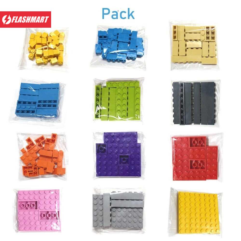 Flashmart Mainan Anak DIY Building Blocks Toy 2x4 dots 40PCS - XYC40021