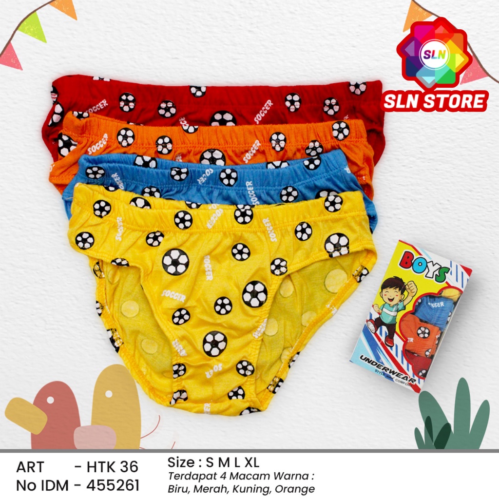 CELANA DALAM ANAK LAKI LAKI HT KIDS ORIGINAL CD COWOK SPORTY HTK-36