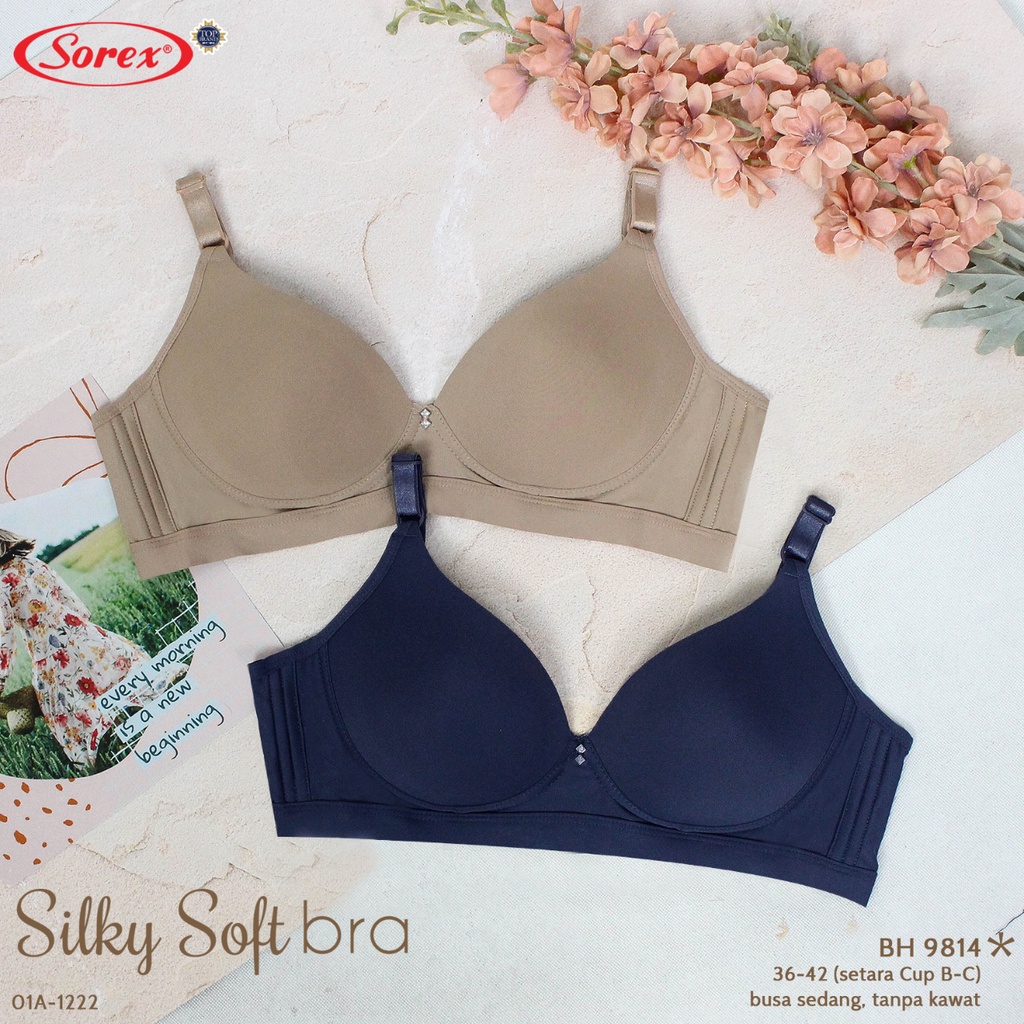 BRA BH TANPA KAWAT Basic (BIG CUP) 9814 SOREX