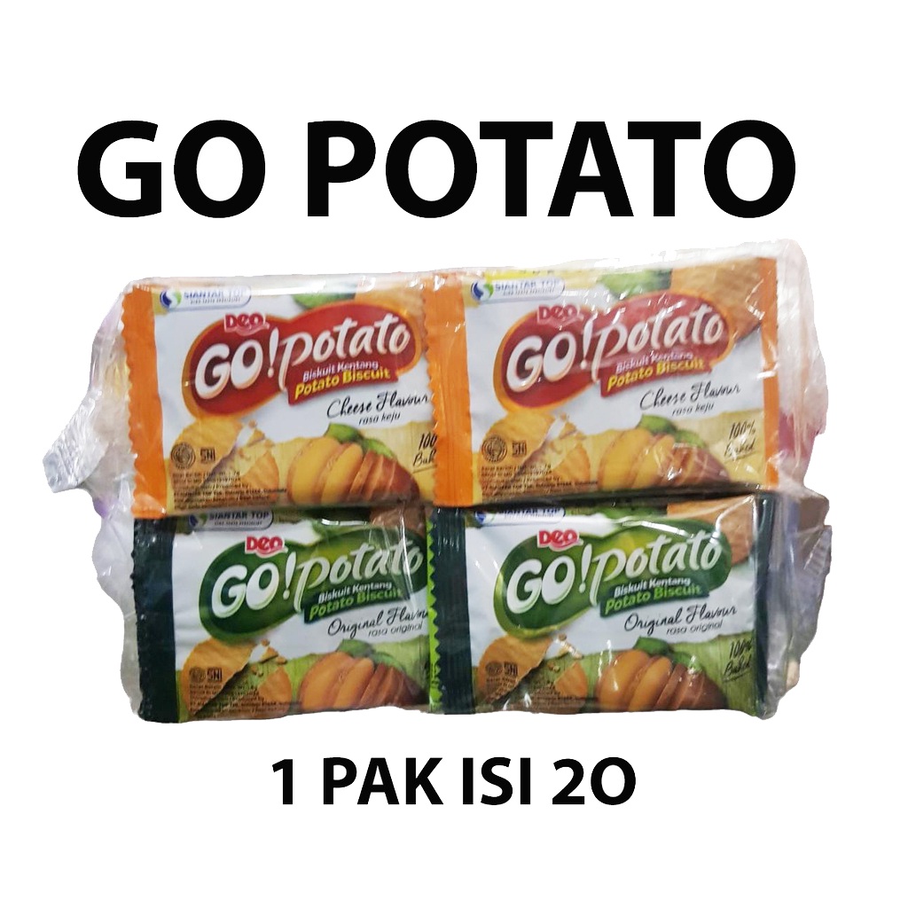 GO POTATO BISKUIT KENTANG 1 PACK ISI 20