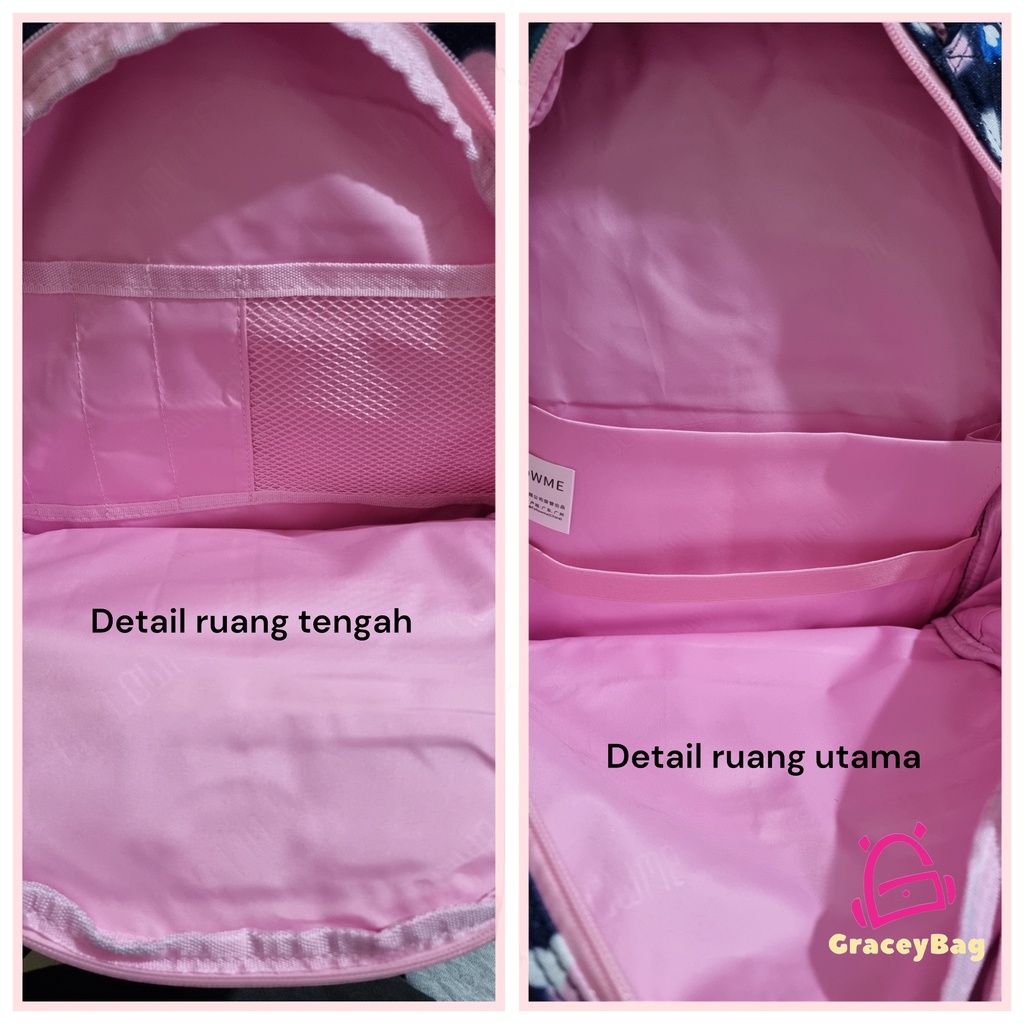 GB-F009 Tas Ransel Sekolah Anak Perempuan / Remaja Impor