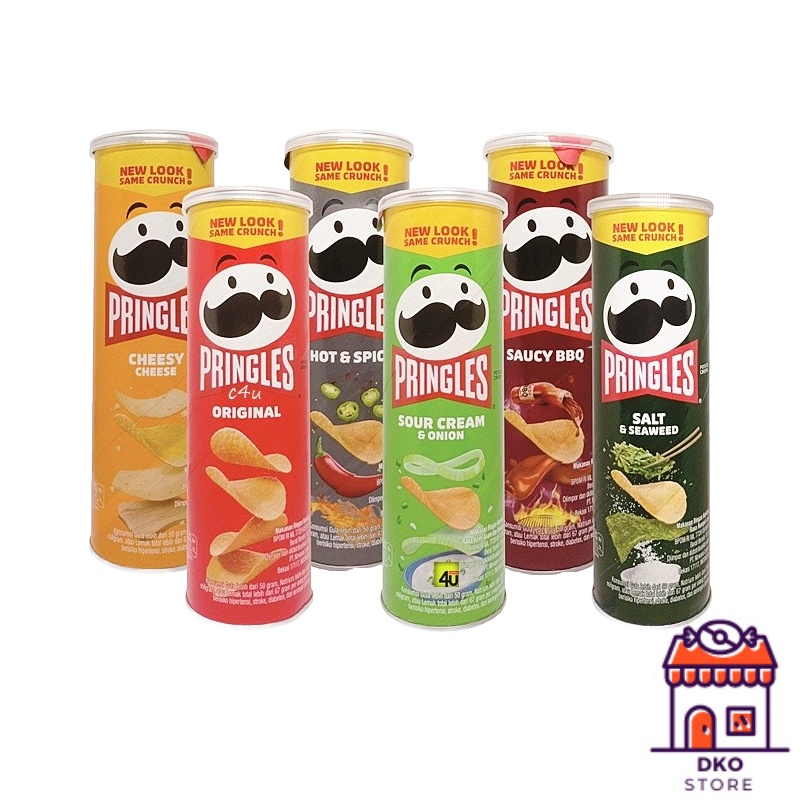 

PRINGLES Potato Chips - 107 gram - All Varian Rasa Keripik Kentang Asli