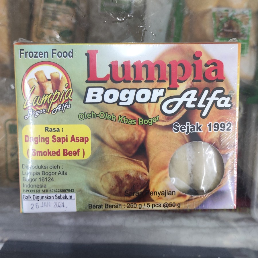

Lumpia Bogor Alfa smoked beef