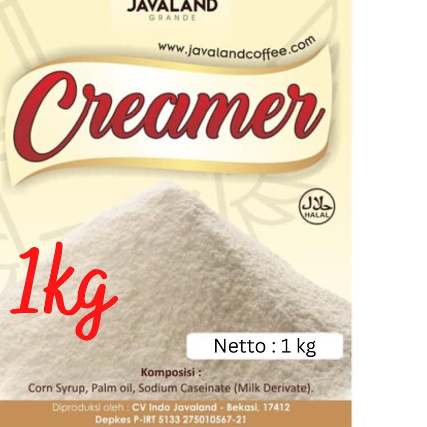 

♡ [1kg Creamer Reguler] Javaland Creamer Reguler 1kg ֍
