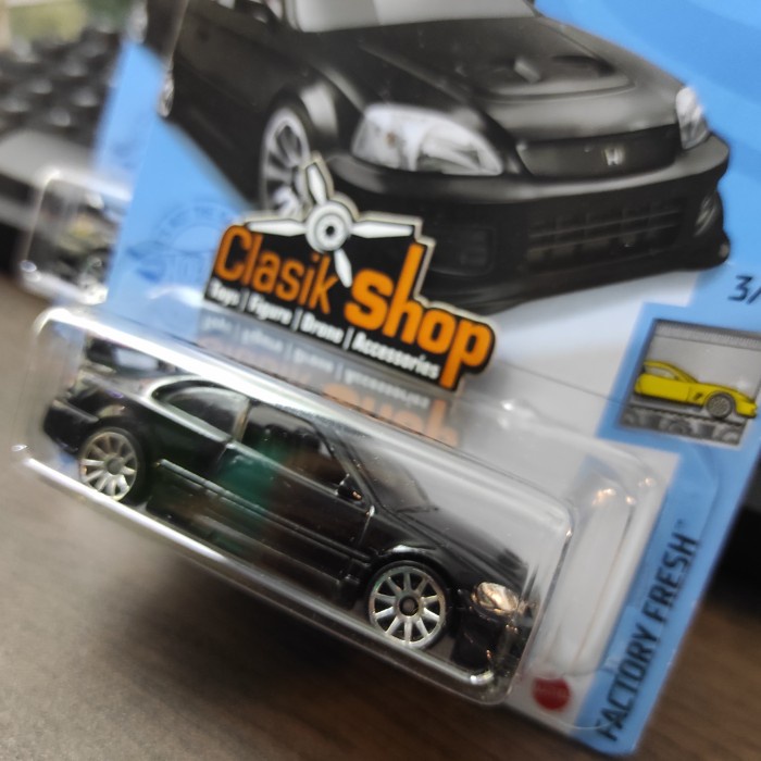 HOT WHEELS HONDA CIVIC SI HITAM FACTORY FRASH NEW ARRIVAL 2021 TERBARU