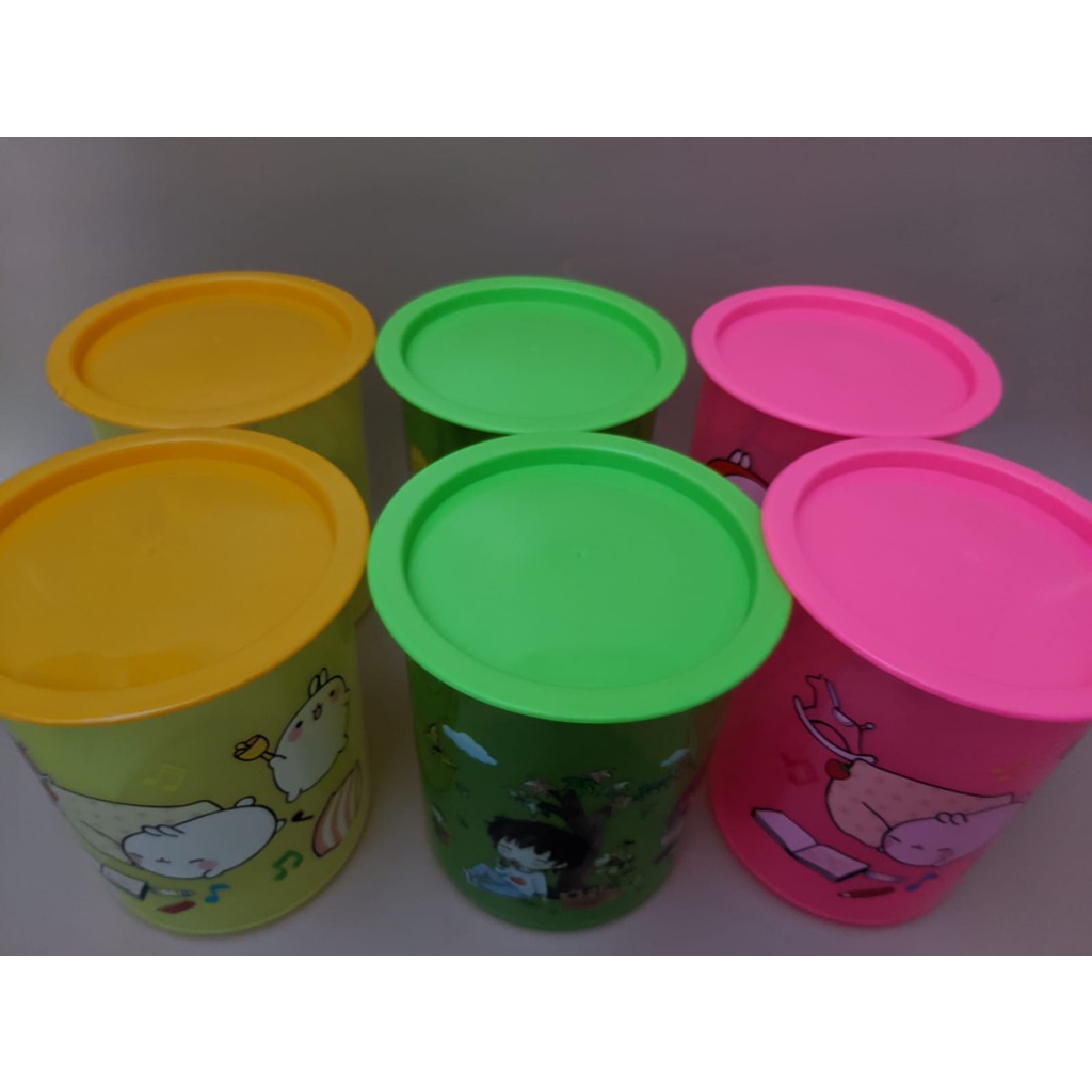 Toples Plastik Miao 2Kg / Toples Jajan Lebaran / Toples Plastik Murah