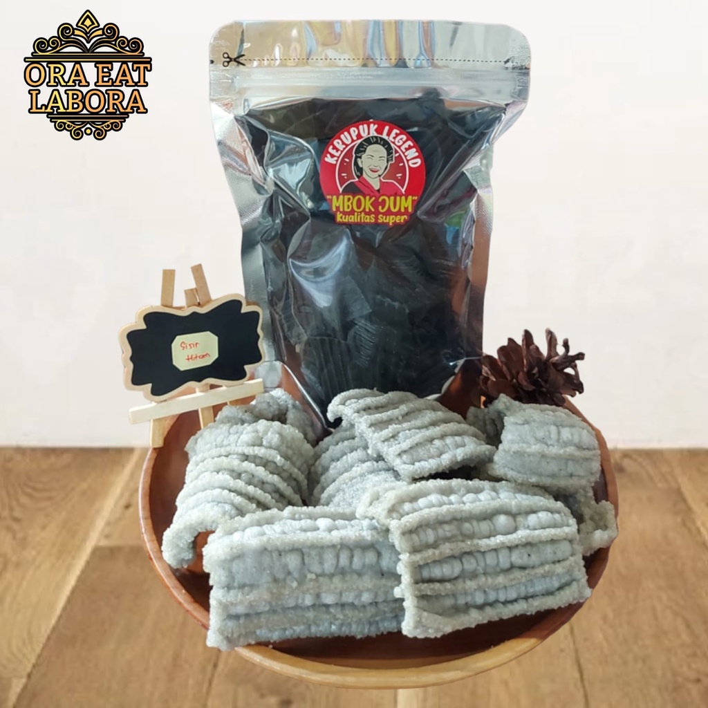 

Kerupuk Mentah Kerupuk Kering Krupuk Sisir Jengkol Hitam Kualitas Premium - Ora Eat Labora