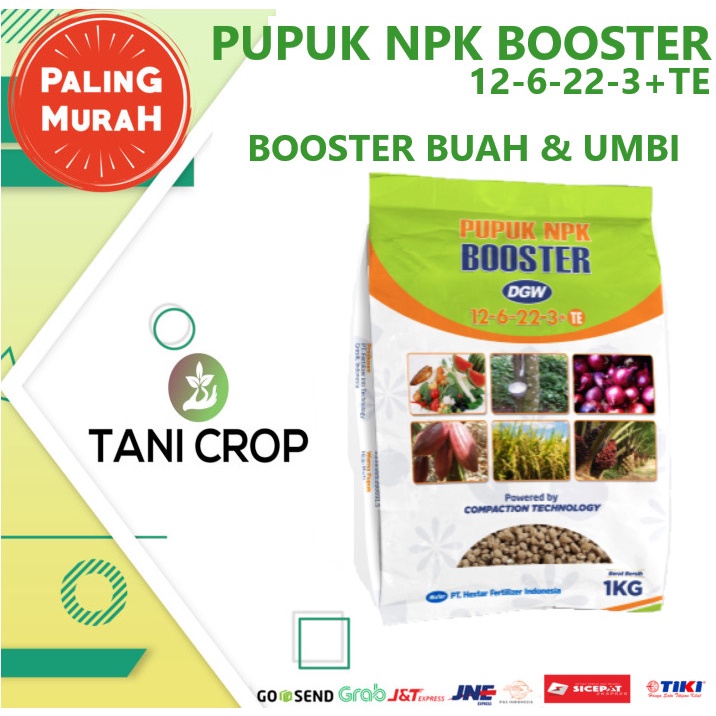 Pupuk NPK Booster 12-6-22-3+TE 1kg - Pupuk Boster Buah dan Umbi DGW