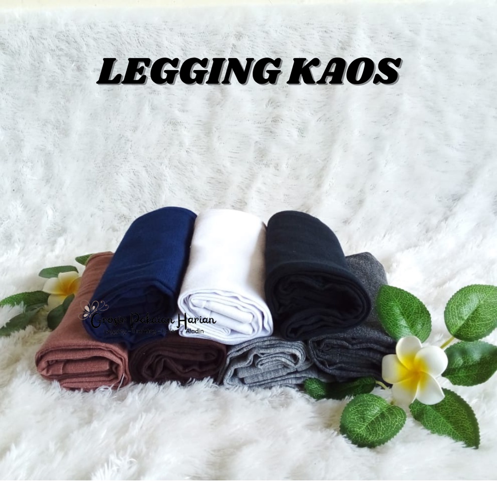 Legging Panjang Kaos Soft Rayon Standar