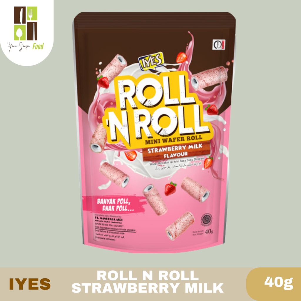 Iyes Roll N Roll Milk Chocolate 40gr [10Pcs]