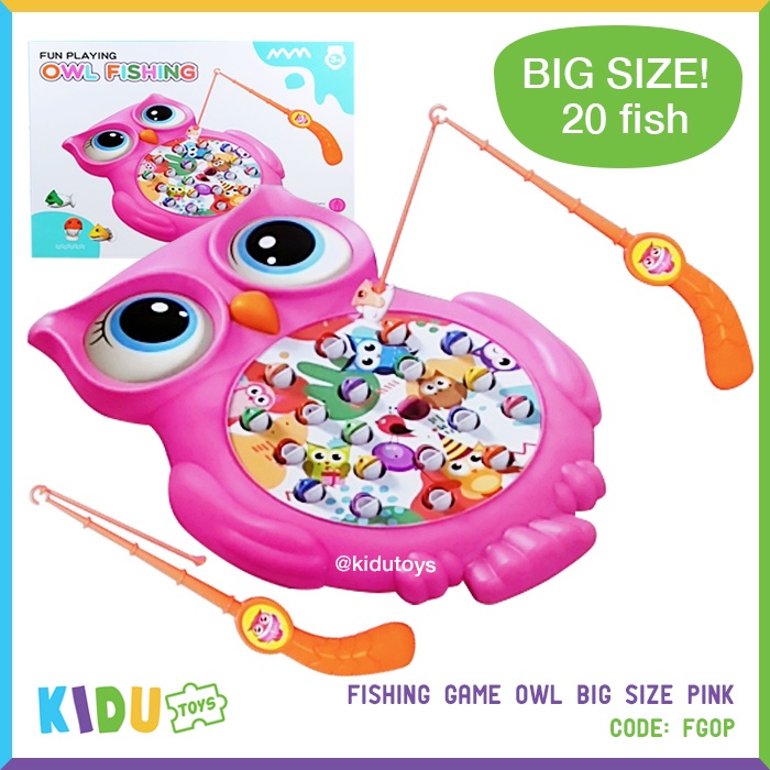 Mainan Pancingan Anak Fishing Game Owl Kidu Toys