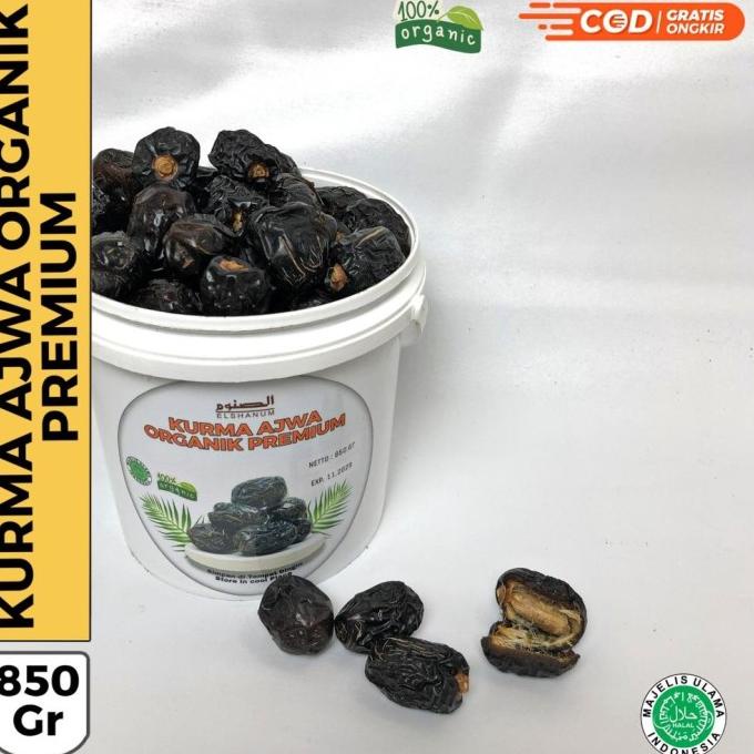 

KURMA BUAH-BUAHAN KURMA AJWA PREMIUM 850GR EMBER AJWA ORIGINAL ALMADINAH EL09I09A82L