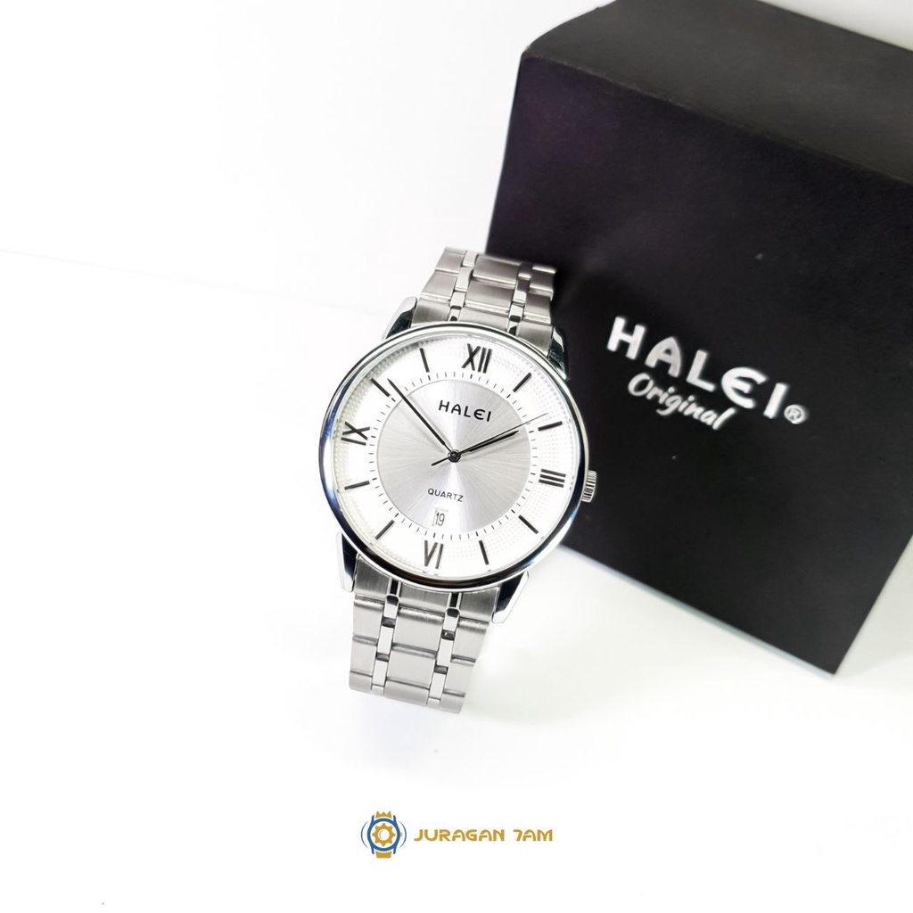 Jam Tangan Formal Pria Halei 566