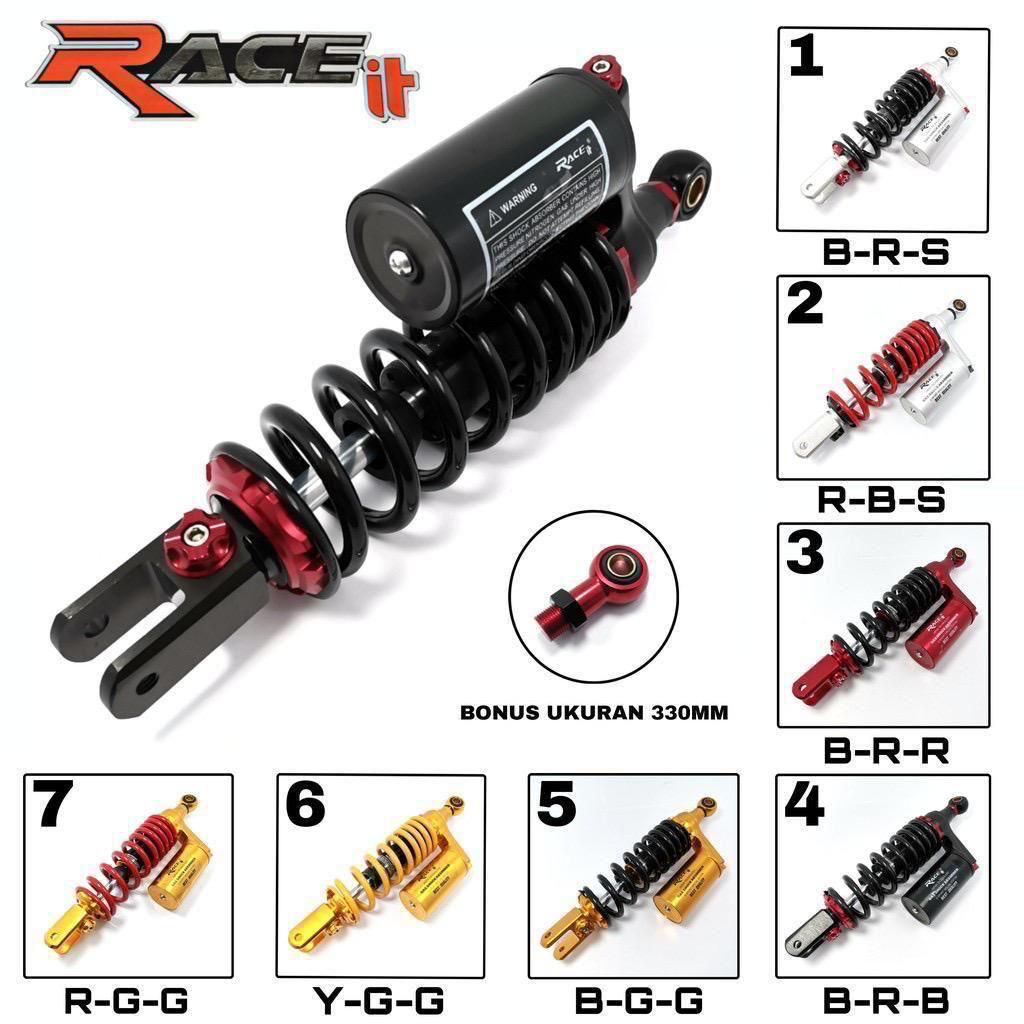 shock shockbreaker receit metic 02 tabung atas 310mm 330mm model dbs gsports plus stiker ktc