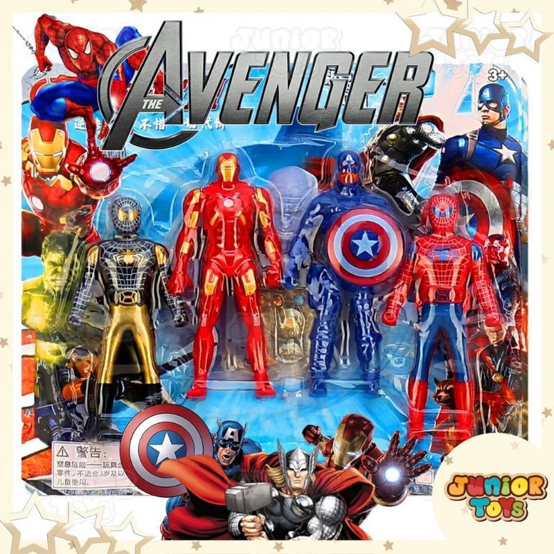 Mainan Anak Robot Miniatur Avengers