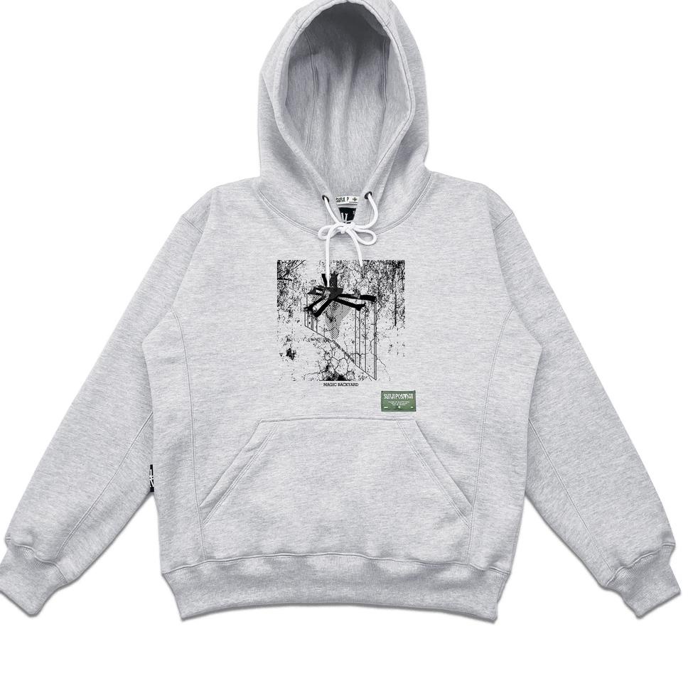 HARGA SPESIAL Sura Positiva - Hoodie (Vesti) Abu abu Misty