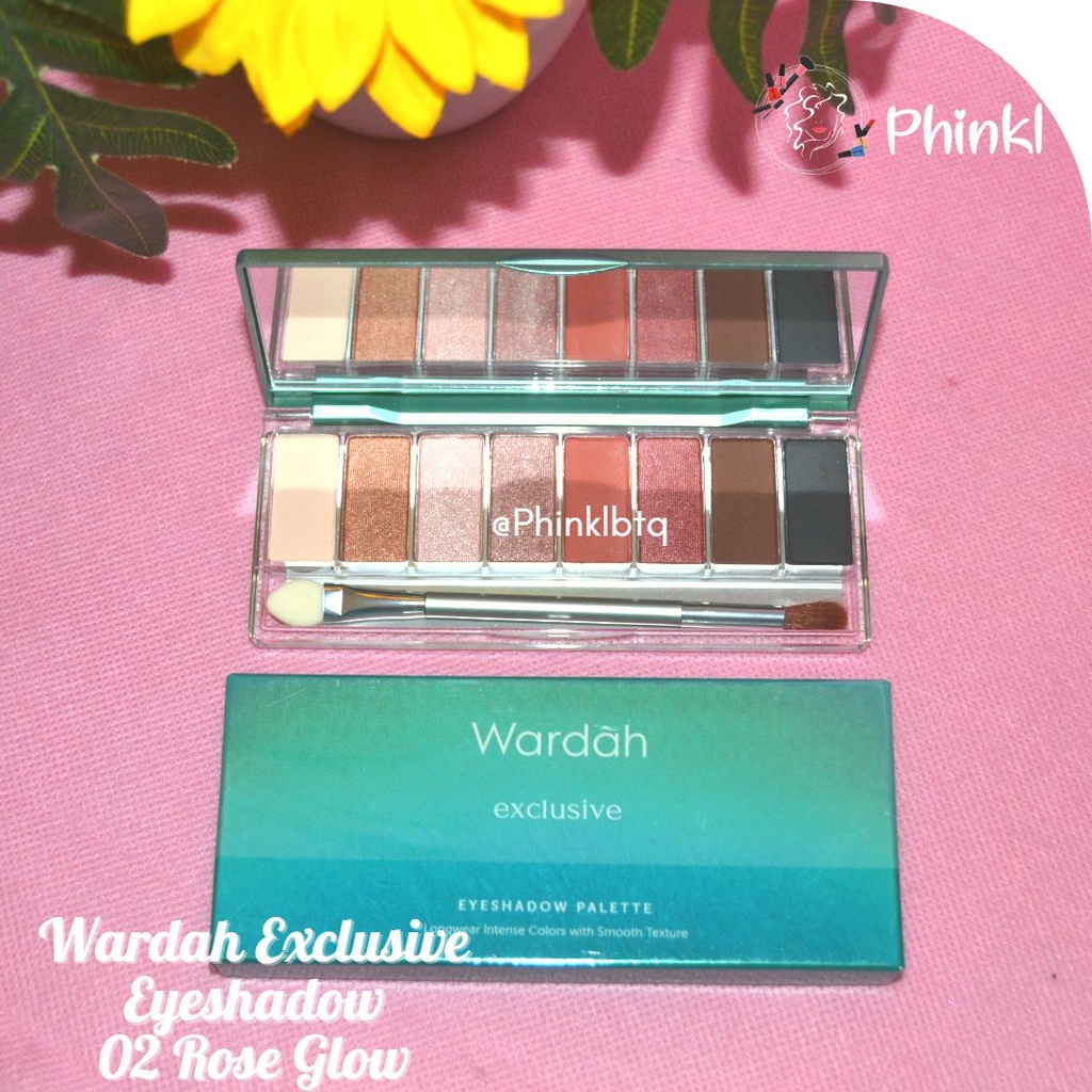 `ღ´ PHINKL `ღ´ Wardah Exclusive Eye Shadow pallete pigmented perona mata kosmetik halal