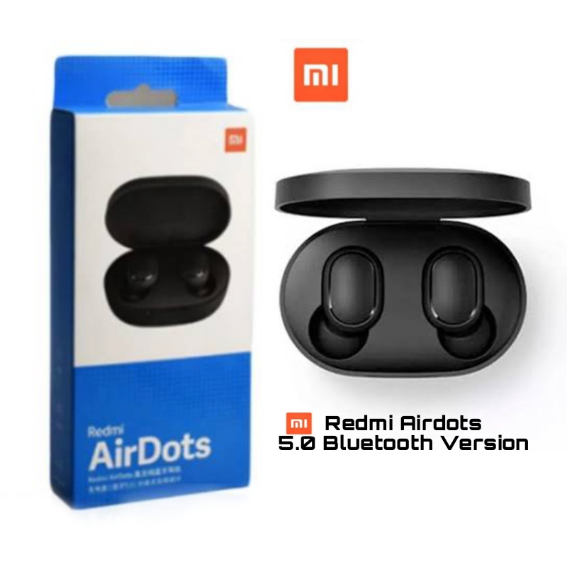 MI Airdots Headset Bluetooth TWS 5.0 Wireless Stereo Bass