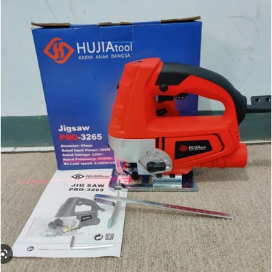 ready stock  "Mesin Jigsaw Hujia PRO 3265 / Jigsaw Laser 65mm Heavy Duty" laser