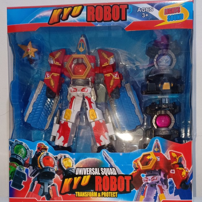 Best Seller Mainan Robot Uchusentai Kyuranger/Mainan Anak