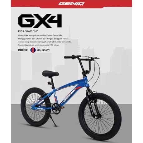 Sepeda BMX 20 inch Genio GX04 GX 4 sepeda anak laki laki sepeda.