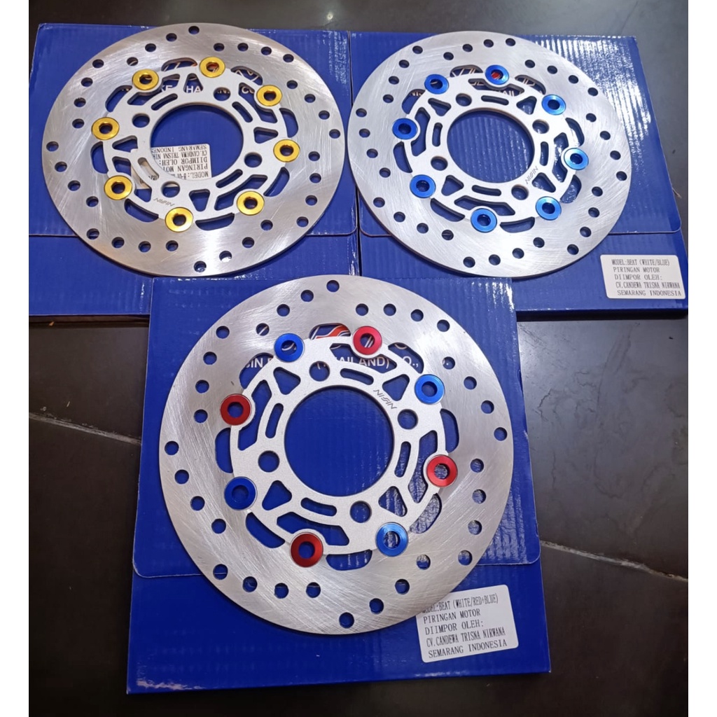 disc brake / cakram depan / piringan depan nissin 220mm mio mio j beat mx 4 lubang pnp