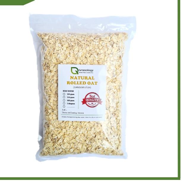

Paling Laris4k4Jy Gandum Kasar / Regular Rolled Oat (1 Kilogram) by Granology