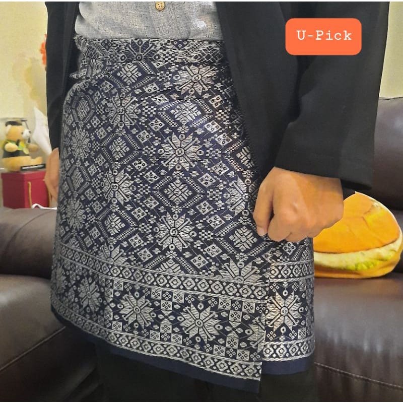 Kain Songket Bapak || Sarung Songket Pria || Bawahan Kebaya || Kain Songket Semi Palembang || Khas Melayu Promo ~ DVN STYLE