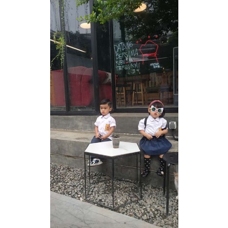 Baju Kostum Seragam Sekolah Anak Perempuan Bocil