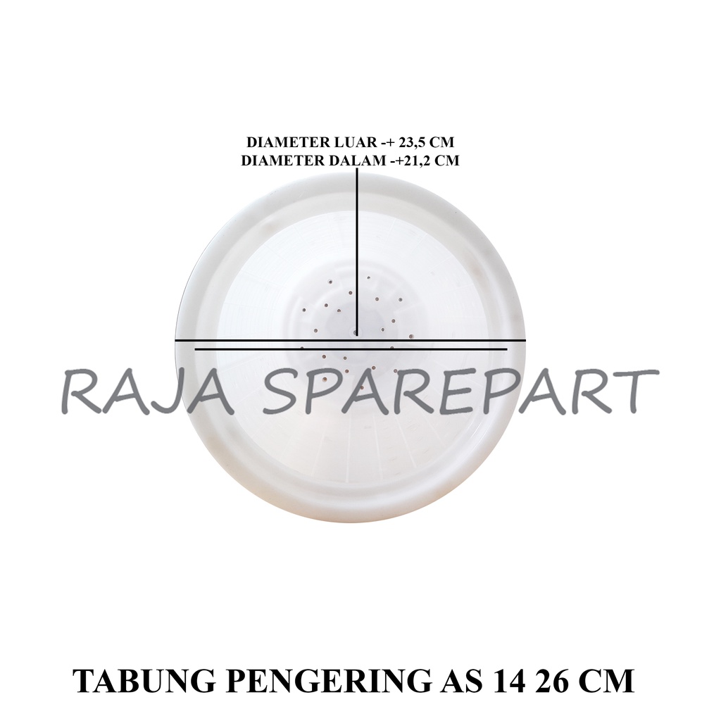 TABUNG SPIN PENGERING MESIN CUCI/TABUNG PENGERING AS 14 26 CM