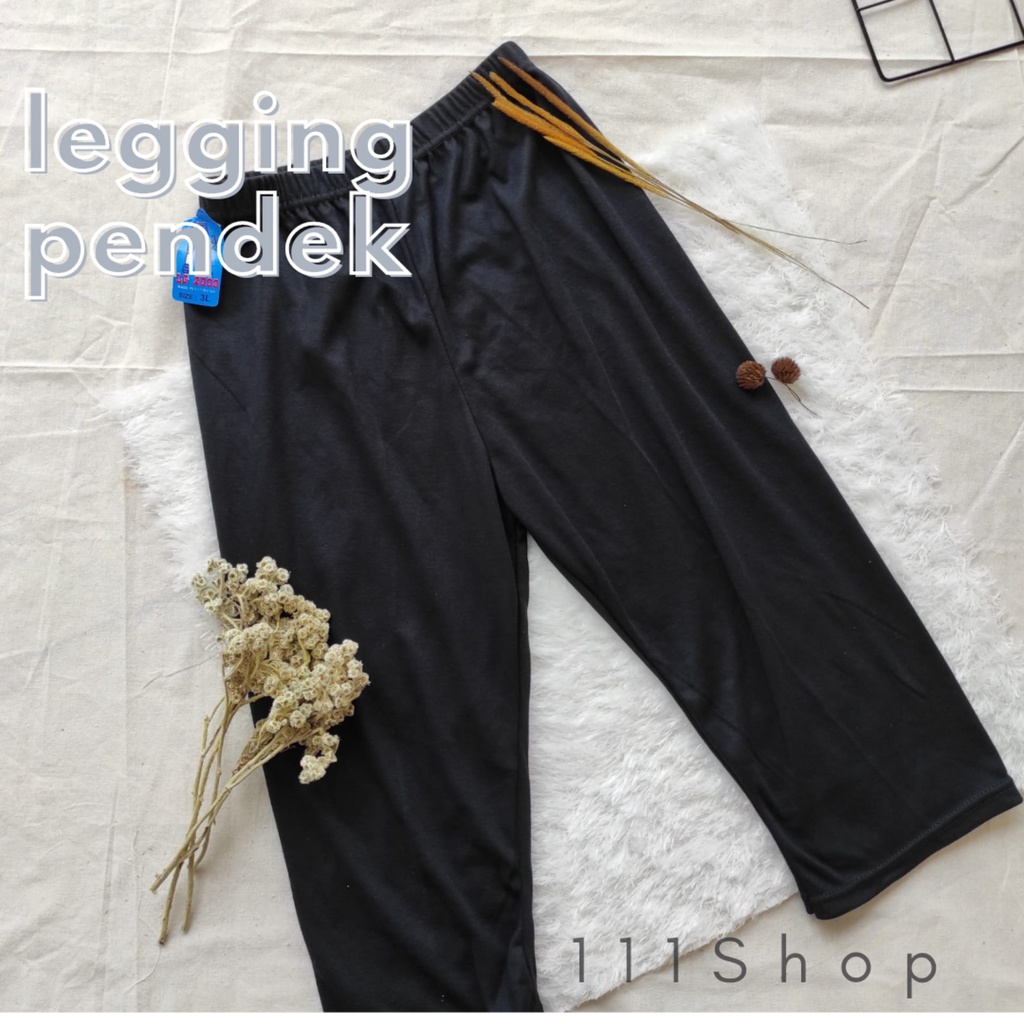 LEGGING LEGING Wanita Pendek Size Jumbo