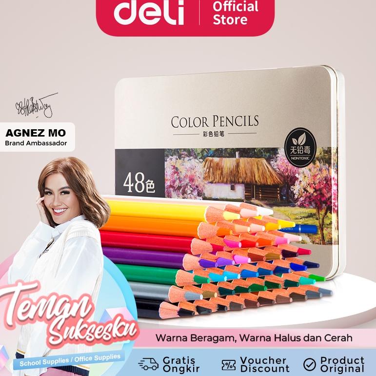 

Banting Harga Deli High-grade Oil Pencil Color Pensil Warna Minyak 48/72 Warna 6567 6568