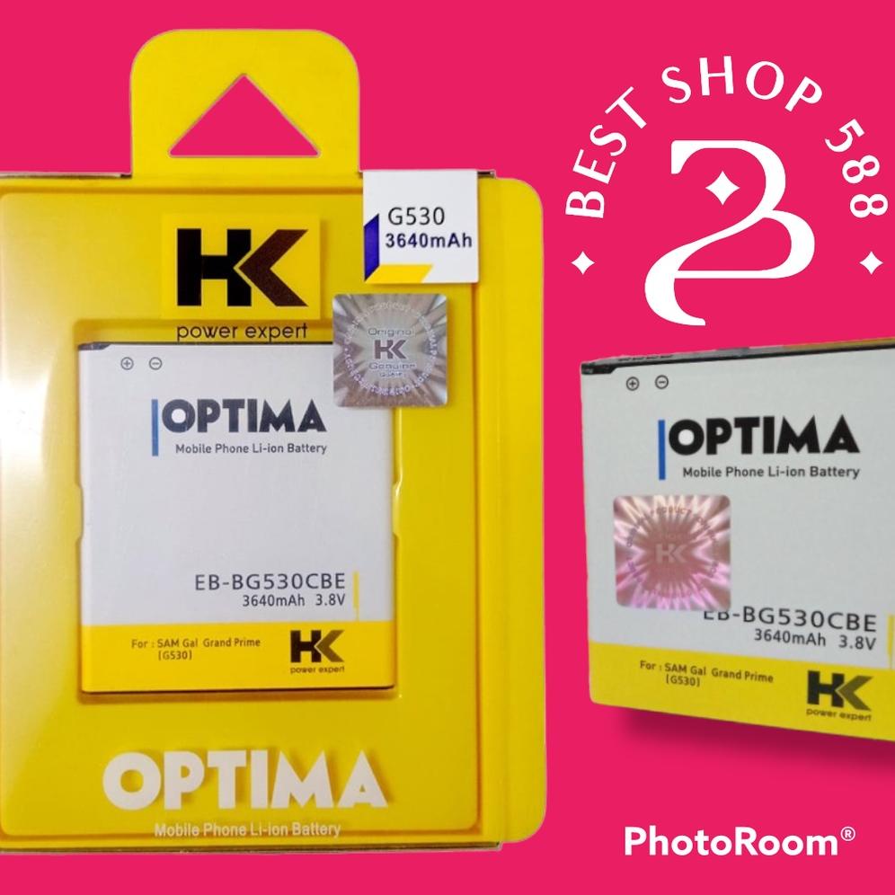 {GMD.20Fe23ᵂ} ORIGINAL HK Baterai Samsung j2 prime/j5/galaxy Grand prime  DOUBLE POWER HK OPTIMA G53