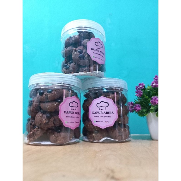 

CHOCO NUT COOKIES (KUE COKLAT KACANG)