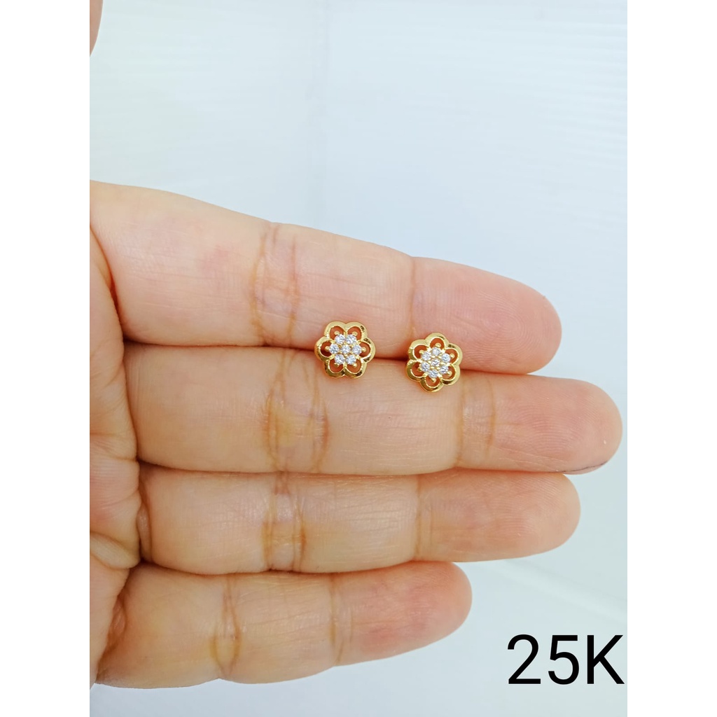 ANTING TUSUK PERHIASAN IMITASI LAPIS EMAS