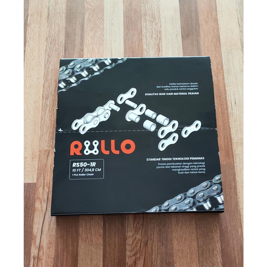 Roller Chain RS 50 Single Rantai 50-1 Roller Chain 50-1