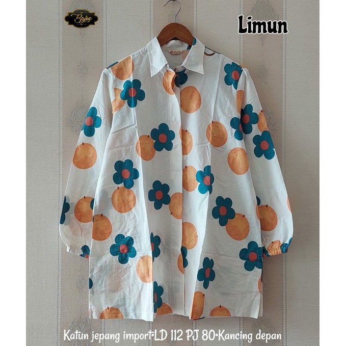 LIMUN KEMEJA - BAHAN KATUN JEPANG