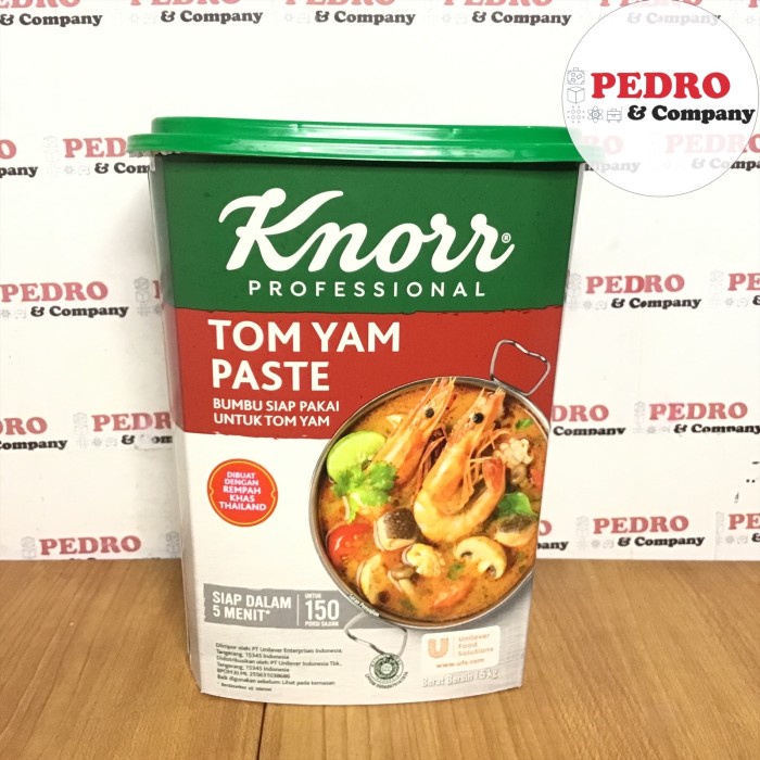 

knorr tom yam paste 1.5 kg bumbu siap pakai