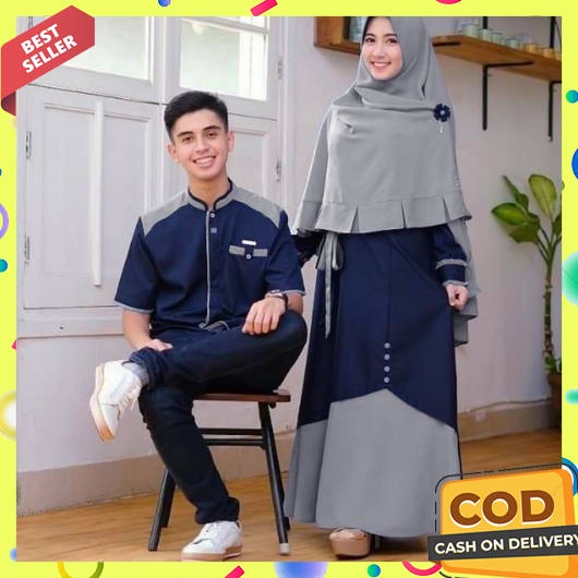 Gamis Couple Suami Istri 2023 Ibu Dan Anak Cewek Keluarga Dres Muslim Wanita Dewasa Kekinian Games C