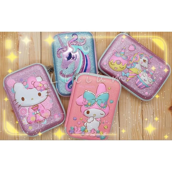 

Terlaris Kotak Pensil Hardcase Glitter Hello Kitty Melody Unicorn Gl07 Gl08 Gl0