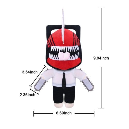 Mainan Boneka Chainsaw Man Plush Doll Toy Mainan Anak Viral Cocok Buat Kado Ulang Tahun Bahan Halus Lembut Ukuran 25cm