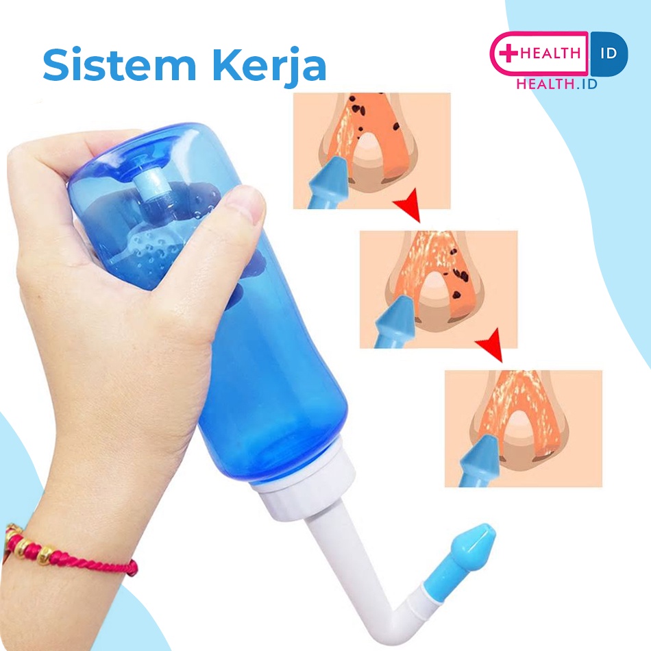 Paket Botol Cuci Hidung/ Nasal Wash Botle !!PROMO TERMURAH !! FREE 2CAIRAN