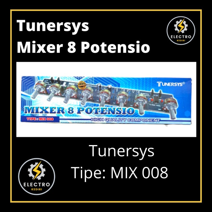 *:*:*:*:*] Tunersys Kit Mixer 8 Potensio Audio Pro Yamaha Mixer 8P MIX 008