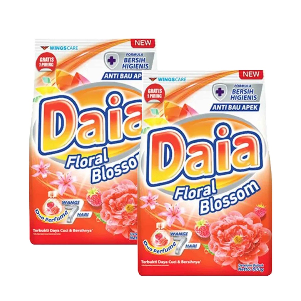 Daia / Bunga / Diterjen bubuk / Floral Blossom / 800g