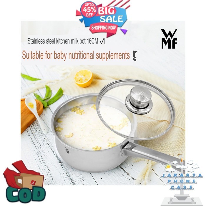 Terlaris Wmf Panci Pot Saucepan Induksi 16Cm Stainless Steel Cromargan Diadem